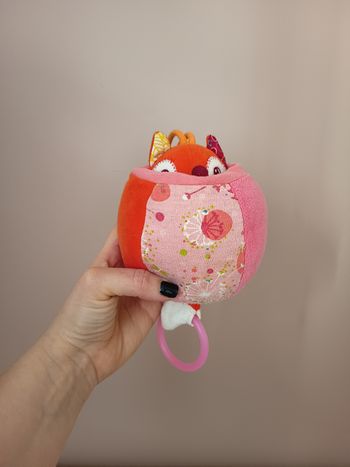 Jouet d’éveil renard en tissu