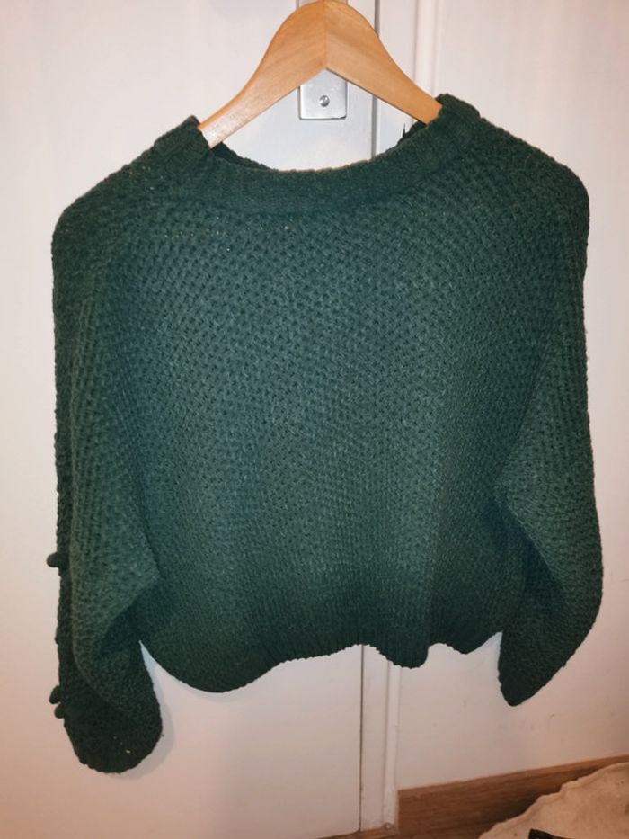 Pull hiver à ponpon - photo numéro 4