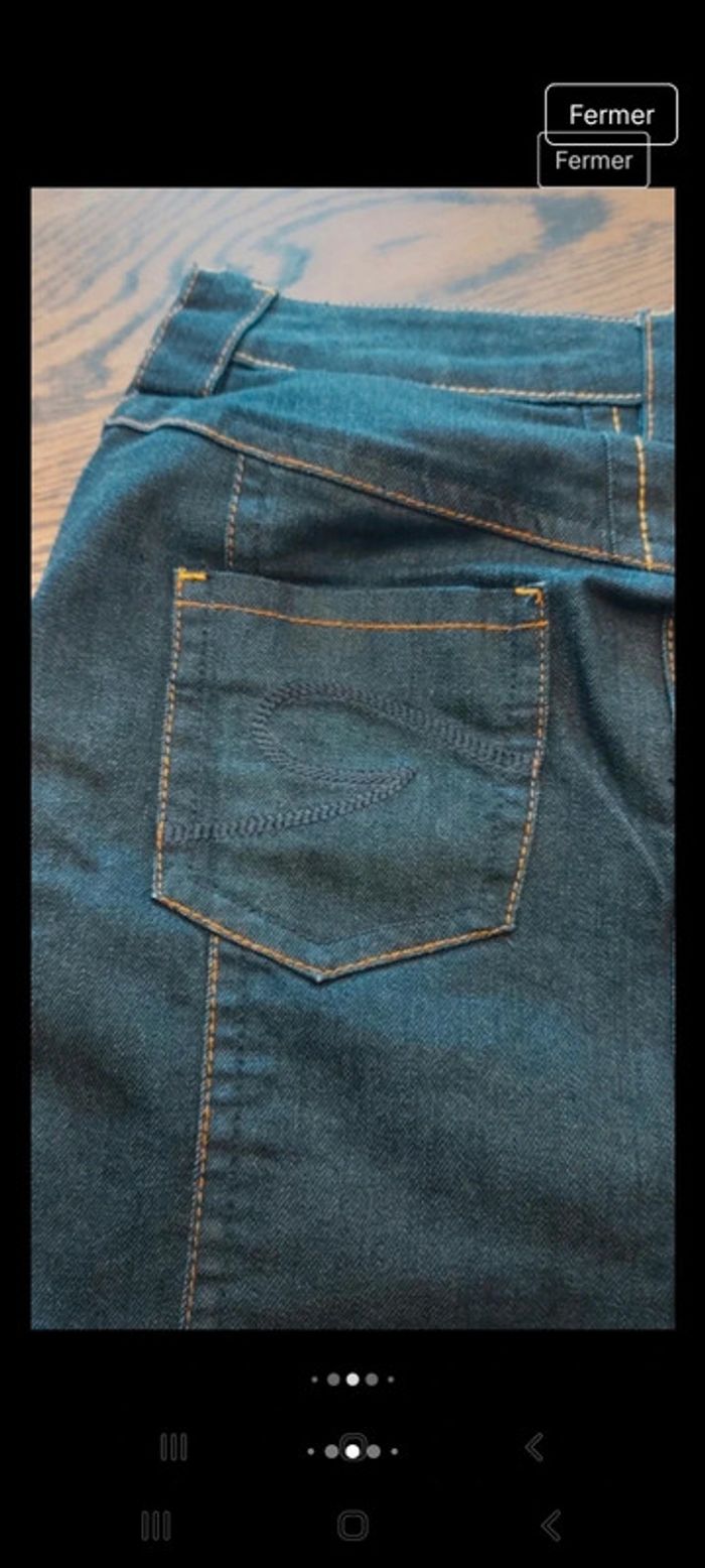 Magnifique Jupe en jeans Geisha taille M - photo numéro 12