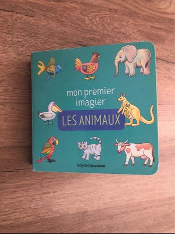 Livre mon premier imagier les animaux