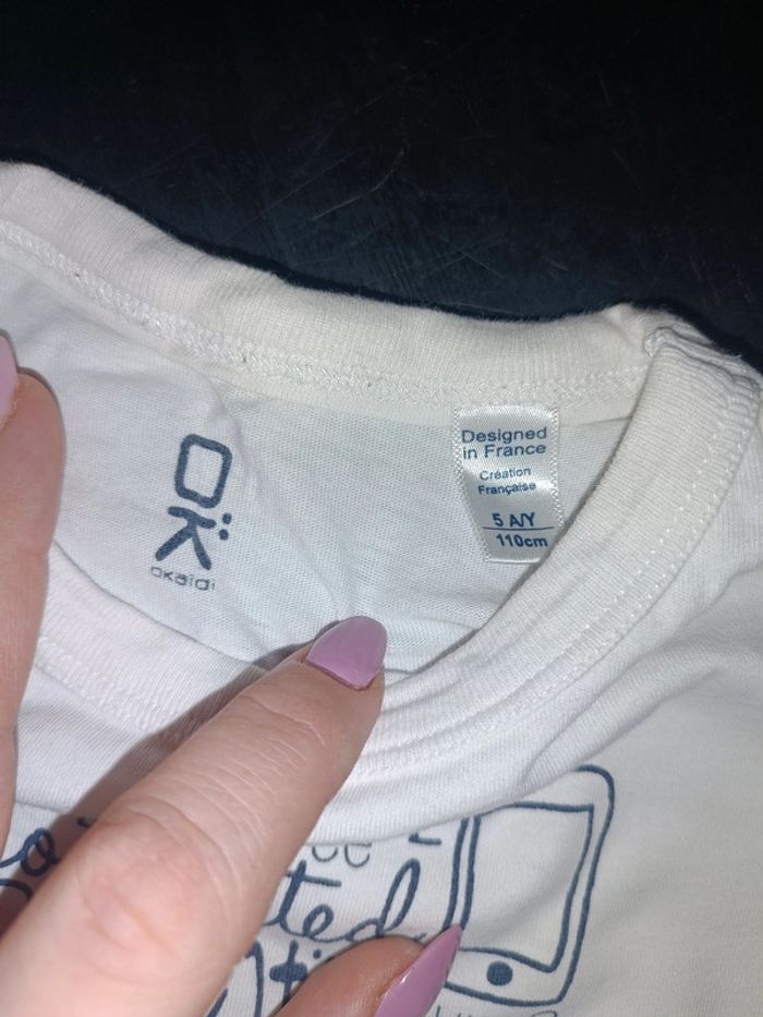 Tee shirt Okaïdi 5 ans - photo numéro 3