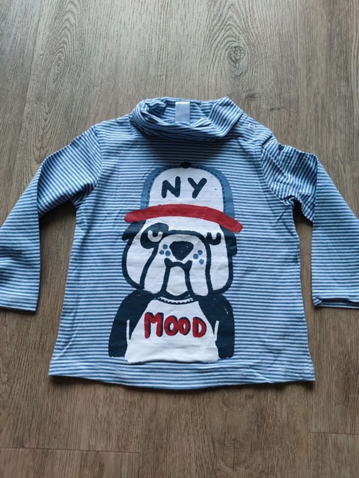 Sous pull garçon 18 mois neuf