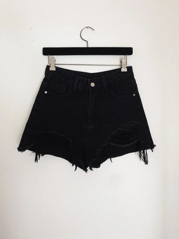 Short jean poches étoiles