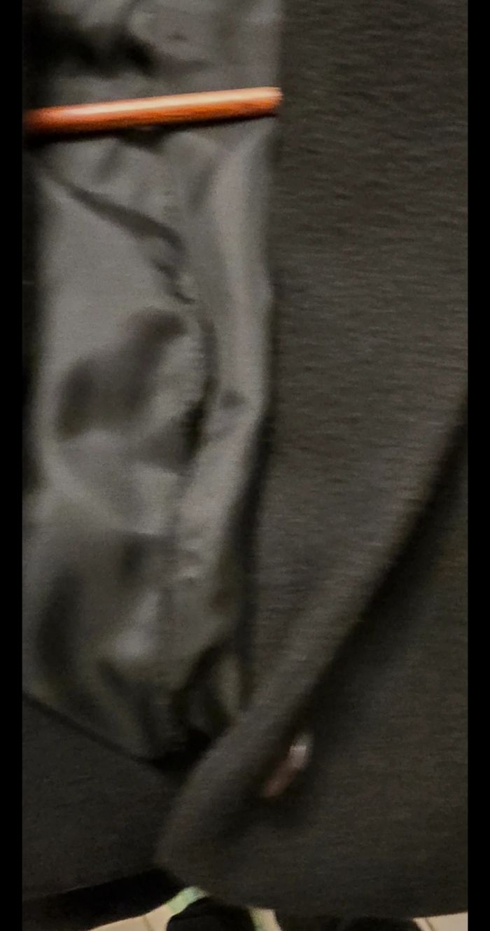 Manteau noir long morgan de toi taille 2 en très bon état - photo numéro 3