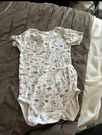 Lot de 3 bodys manches courtes