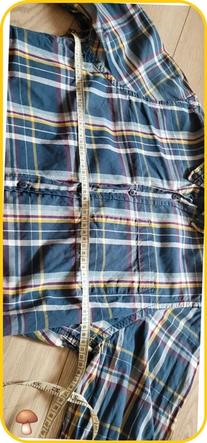 Chemise à carreaux bleu Cargo homme taille L – style casual - Très bon état - photo numéro 8