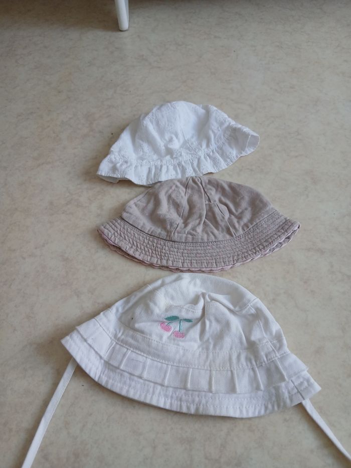 Lot de 3 chapeaux