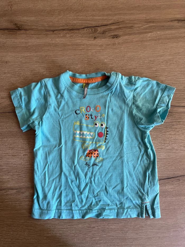 Lot tee shirt, tee shirt manches courtes, maillot, garçon taille 24 mois. - photo numéro 3