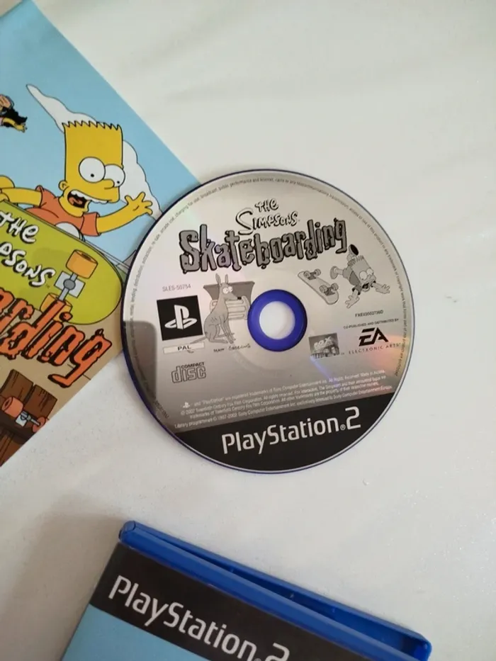 The Simpsons skateboarding PlayStation 2 ps2 complet - photo numéro 6