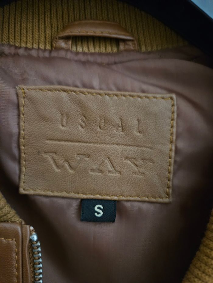 Veste en cuir de mouton - Usual Way - photo numéro 3