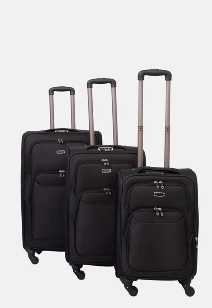 Set de trois valise en tissu