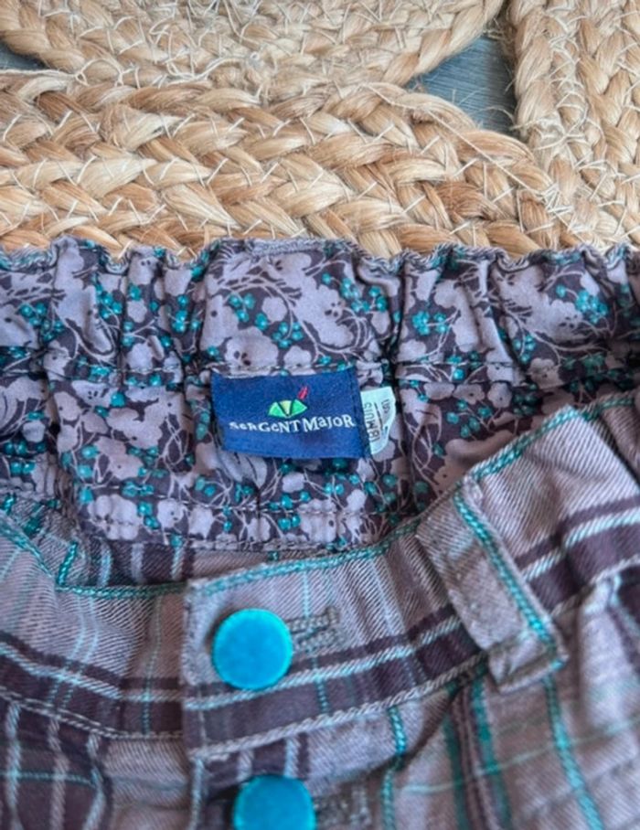 Short à carreaux Sergent Major 18 mois - photo numéro 3