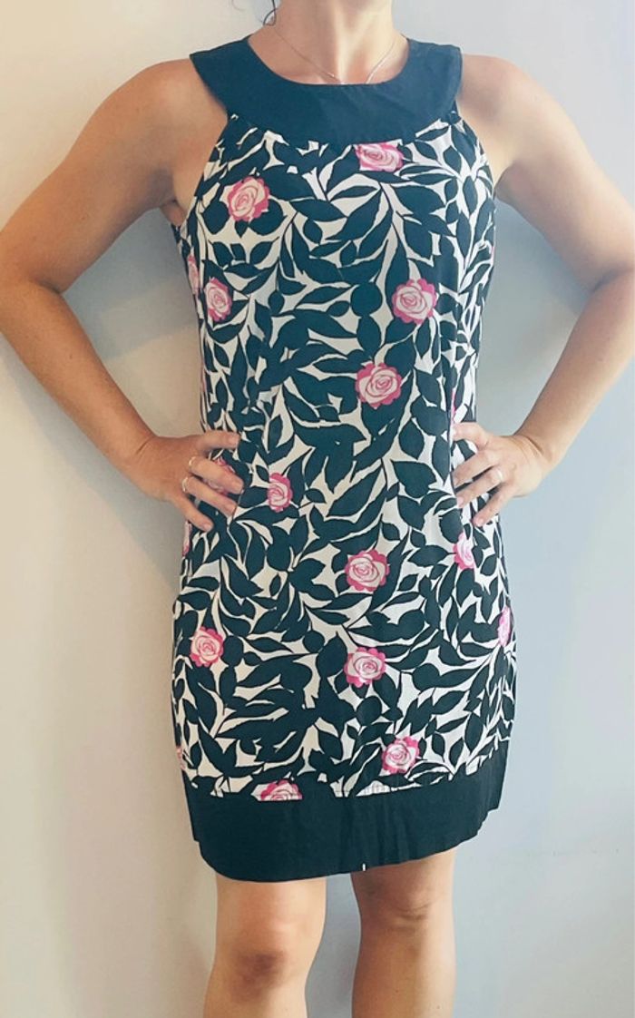 Robe été femme rose noir