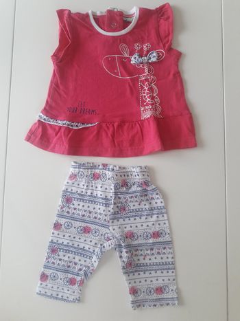 Ensemble fille 6 mois