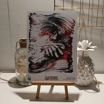 Ex-libris manga l'attaque des titans 20 ans Pika