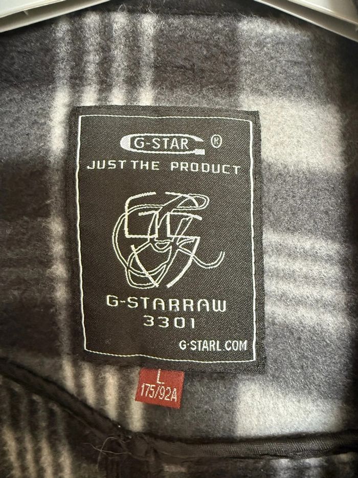 Manteau blouson G Star taille L couleur noir homme très bon état - photo numéro 3