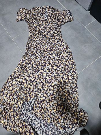 Robe longue doré