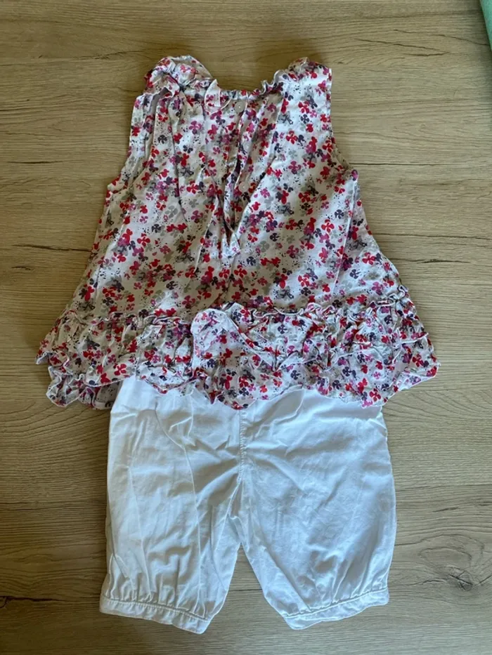 Ensemble robe pantalon court fille - photo numéro 2
