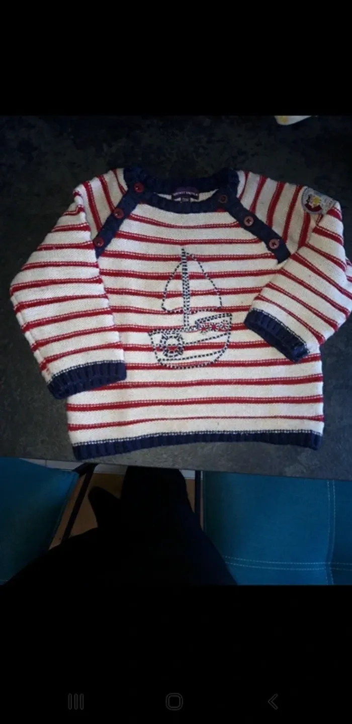 Pull Sergent major 12 mois