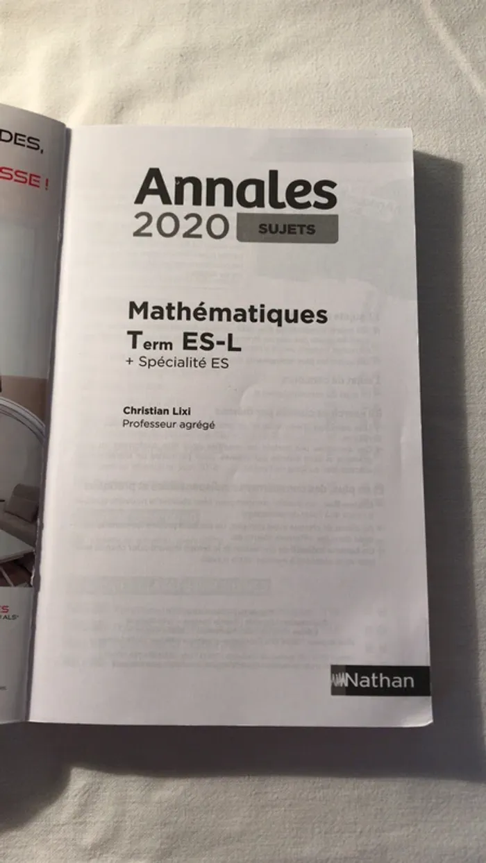Annales de mathématique - photo numéro 2