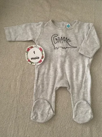 Pyjama dinosaure Tex taille 1 mois