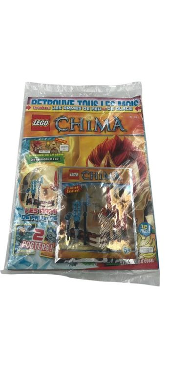 Magazine Lego Chima + construction les armes de feu et de glace en édition limitée neuf