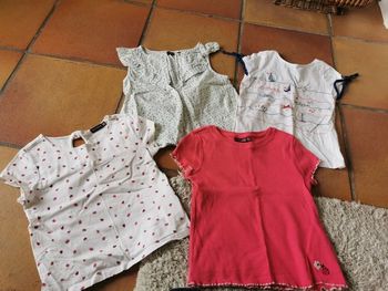 Lot de 4 tee shirt 5 ans