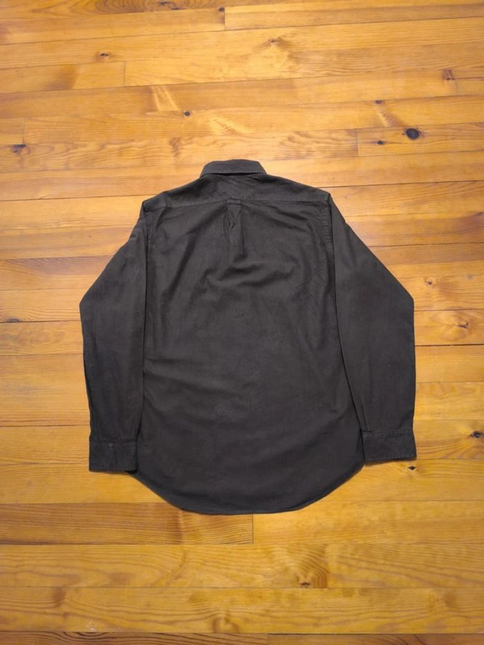 Chemise Manches  Longues - Ralph Lauren - Logo brodé bordeaux - Marron - Taille M - photo numéro 4