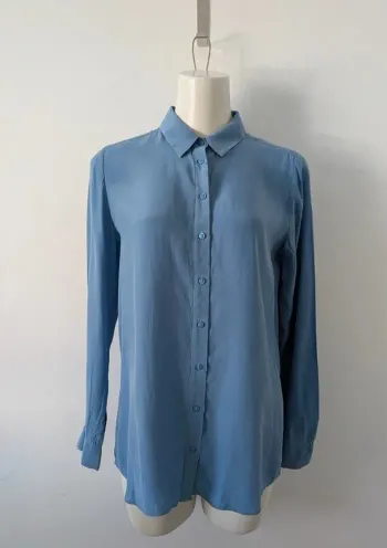 Chemisier d'été bleu - Caroll - taille 38