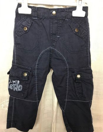 Pantalon cargo bleu marine 18 mois Mini gang