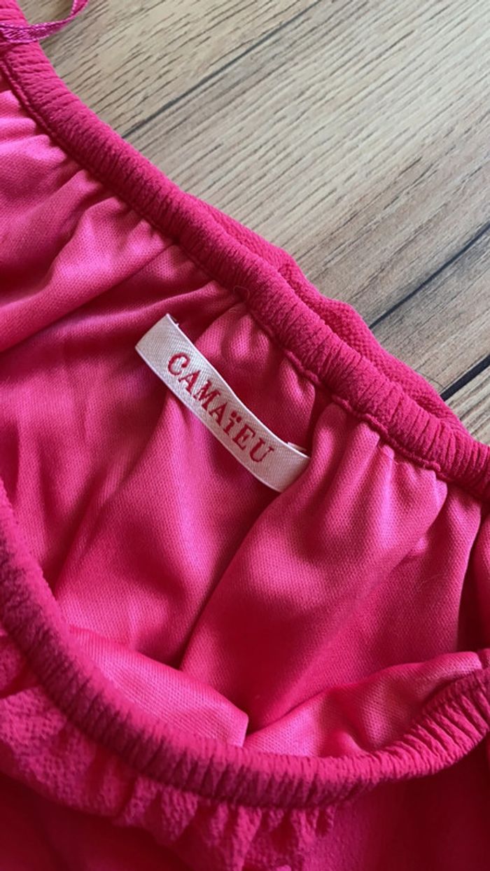 Robe rose fushia fluide - photo numéro 2