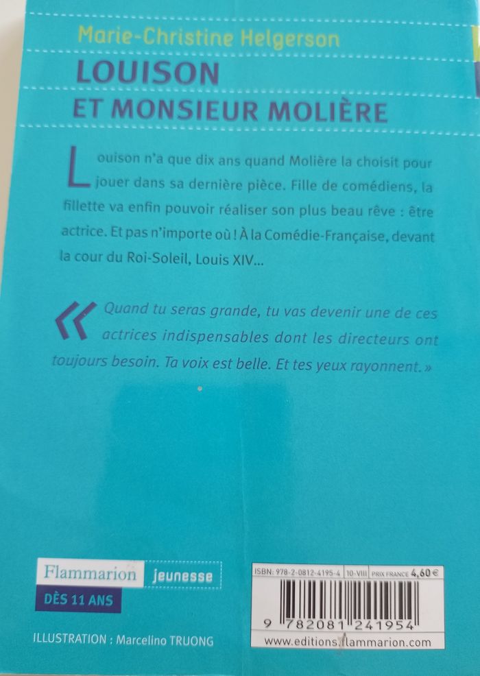 Louison et Monsieur Molière - Flammarion jeunesse - photo numéro 2