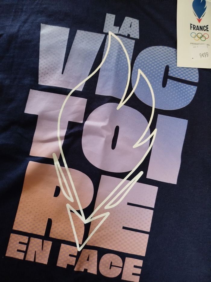Tee Shirt officiel Paris 2024 - photo numéro 2
