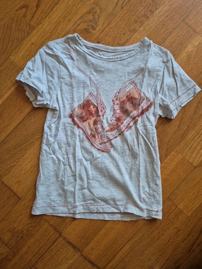 Pataugas tee-shirt gris chiné taille 4 ans