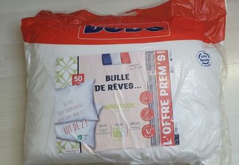 lot de 2 Oreillers Dodo 50×70 cm neuf