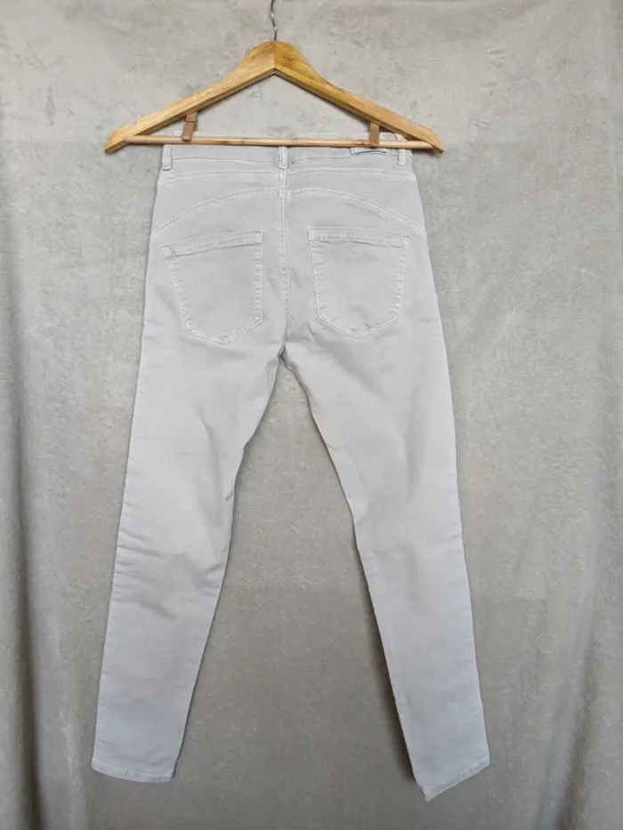 Pantalon slim Melly&Co - blanc cassé/strass - photo numéro 2