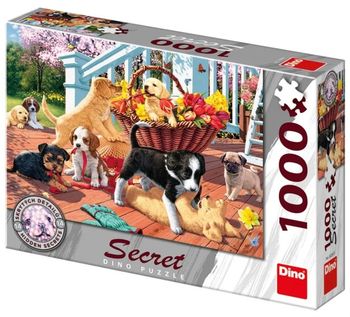 PUZZLE CHIOTS SECRET 1000 pièces : Les chiots 53255 dino