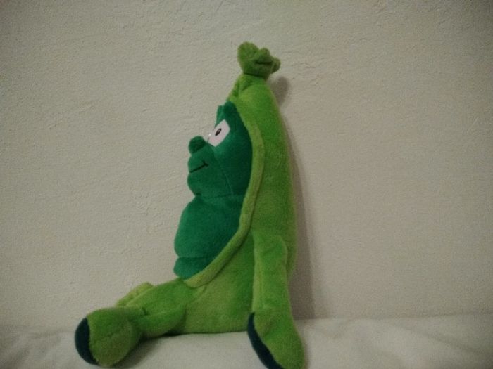 peluche légumes le petit pois - photo numéro 3