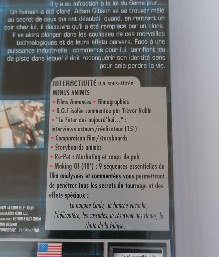 Dvd A l'aube du 6ème jour (Schwarzenegger) - photo numéro 4