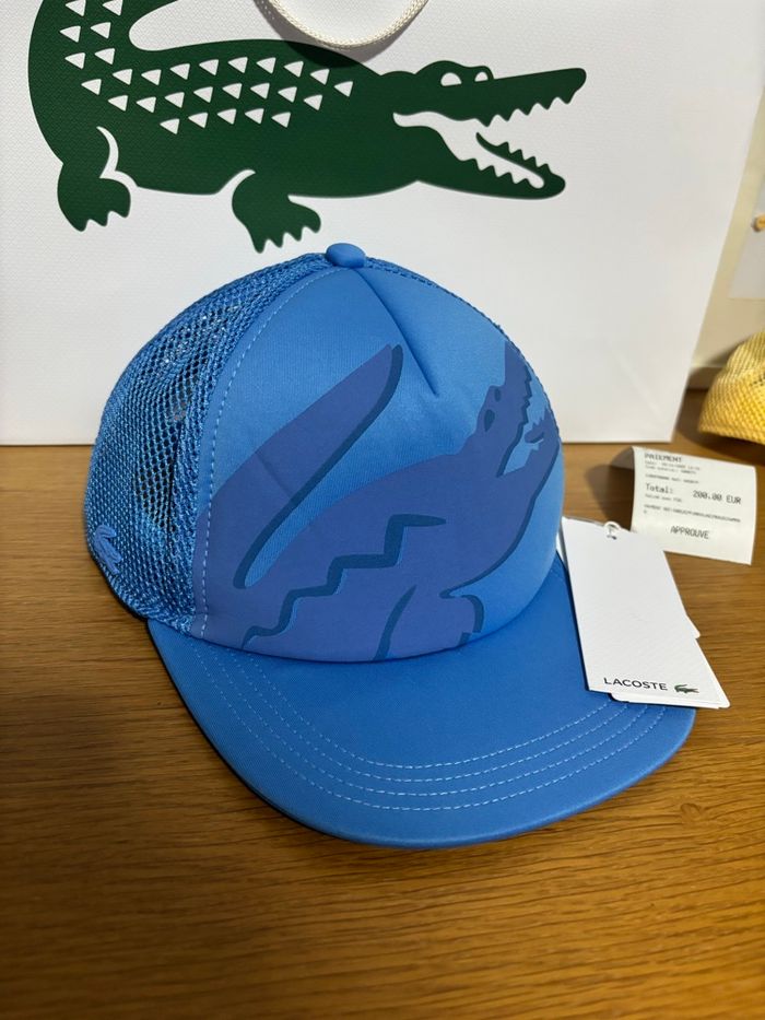 Casquette Lacoste bleu avec étiquette d’origine - photo numéro 5