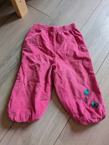 Pantalon rose doublé 18 mois orchestra