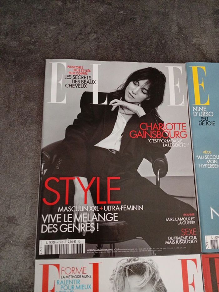 Lot magazines Elle - photo numéro 2