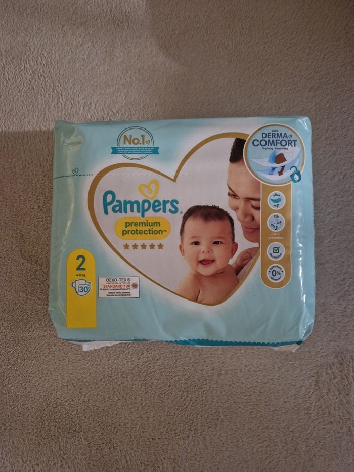Couches Pampers premium protection T2