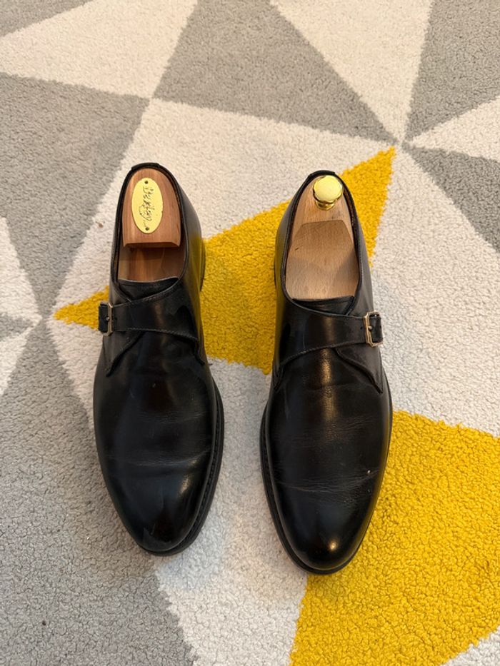 Mocassins en cuir noir Finsbury Taille 42 - photo numéro 2