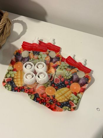 Lot gourdes pour compote neuve