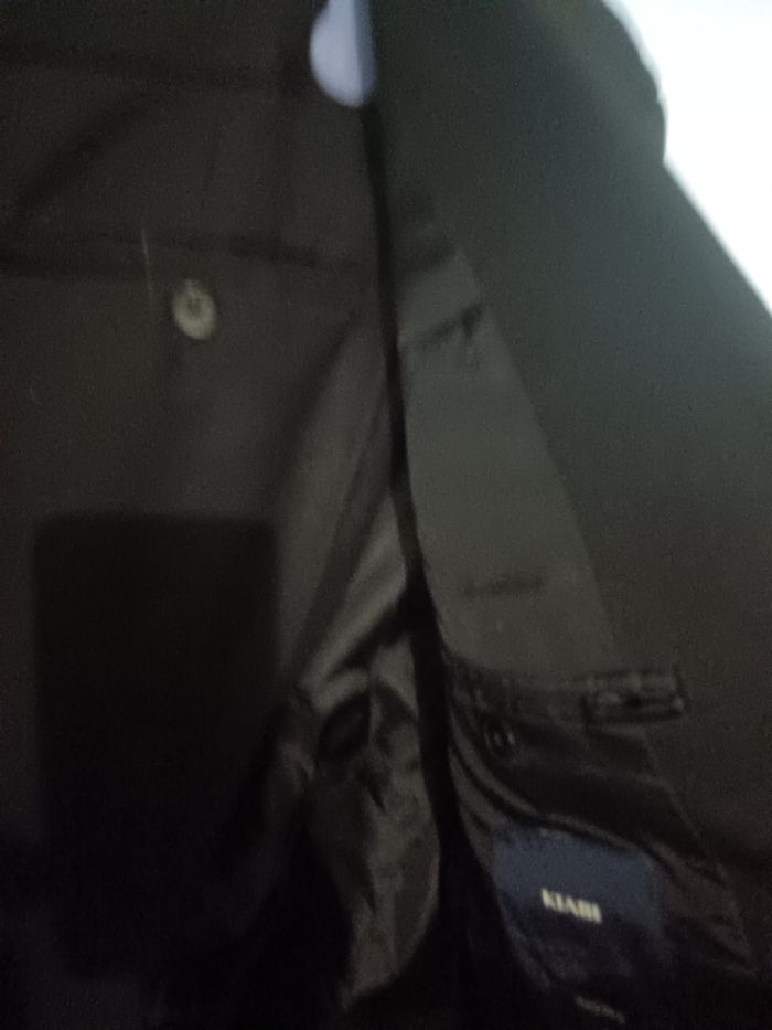 Costume homme veste et pantalon noir taille 40 Kiabi - photo numéro 4