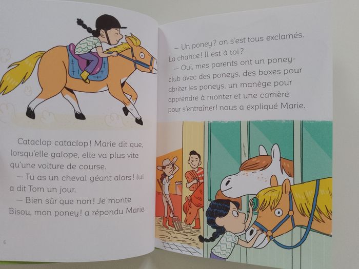 Livre L'école d'Agathe CE1 Le poney de Marie de Pakita éditions Rageot - photo numéro 2