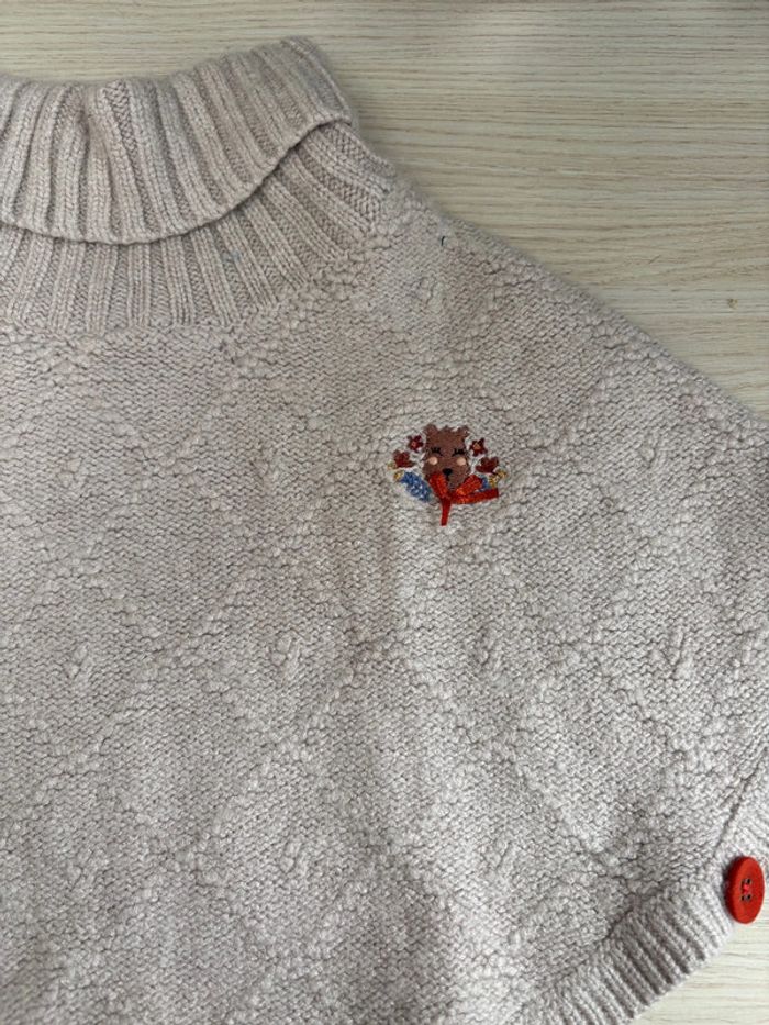 Poncho avec laine Sergent Major taille 4 ans - photo numéro 2