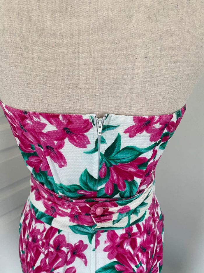 Robe bustier fleurie - photo numéro 4