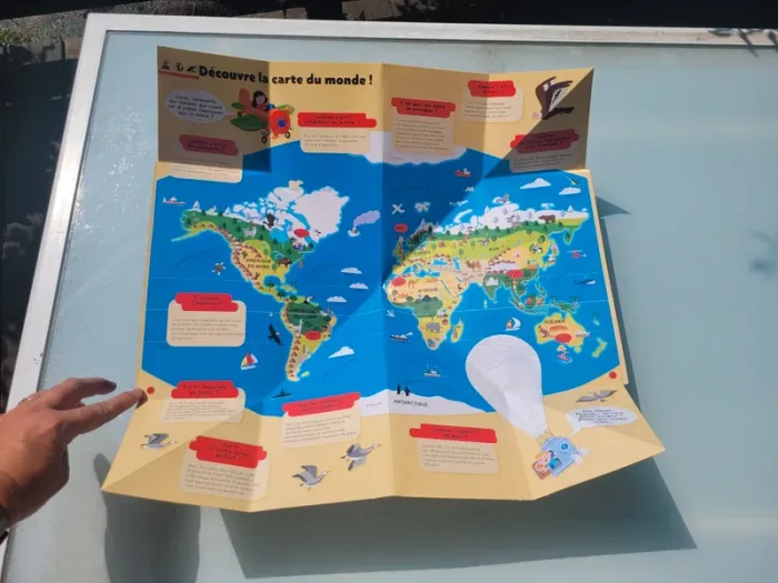 Livre animé de flaps, tirettes.. Kididoc grand format 🌎 Le Kididoc autour du monde 🌎 (94) - photo numéro 6
